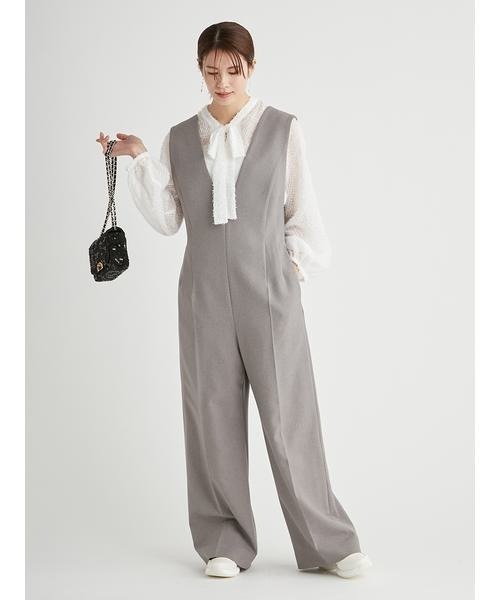 CELFORD（セルフォード）の「ウールライクサロペット（ワンピース