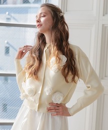 DONOBAN | フラワーカーディガン(カーディガン/ボレロ)