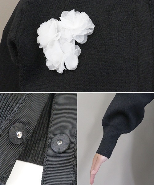 DONOBAN(ドノバン)の「フラワーカーディガン(カーディガン/ボレロ・レディース・ブラック・ONE)」の15枚目の写真
