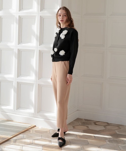 DONOBAN（ドノバン）の「フラワーカーディガン（カーディガン/ボレロ・レディース・ブラック/ホワイト・ONE）」の10枚目の写真