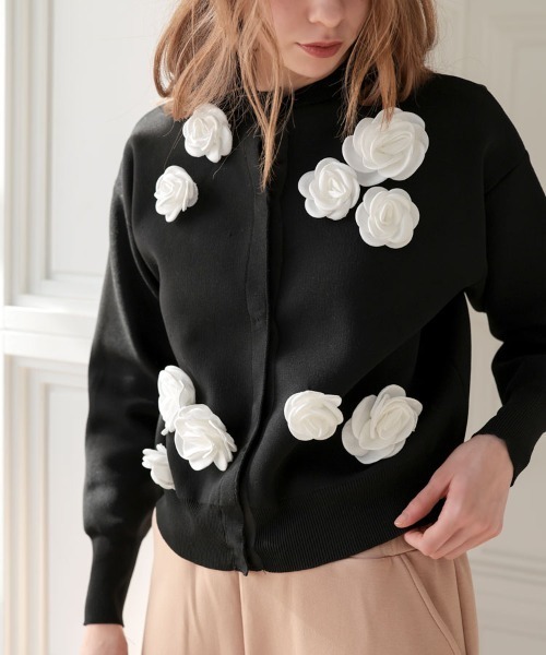 フラワーカーディガン（カーディガン/ボレロ）｜DONOBAN（ドノバン）の