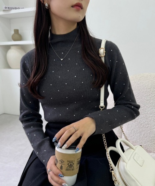 14日まで値下げ gypsohila ブラック ハイネック ニット 14日まで値下げ gypsohila ブラック ハイネック ニット - メルカリ