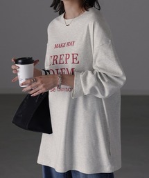 すっきり ルーズロゴTシャツ