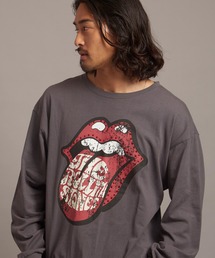 B-TRS PRINT&LINESTONE LS TEE