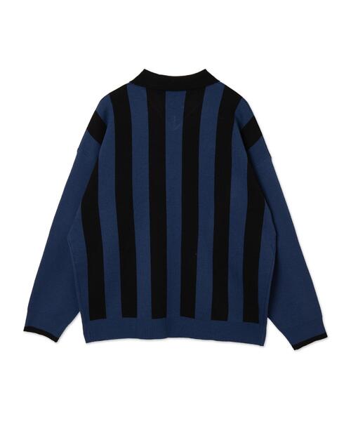 WEGO(ウィゴー)の「WEGO/ゲームロゴニットプルオーバー(ニット/セーター・メンズ・ブラック/ブルー・MEDIUM/LARGE)」の19枚目の写真