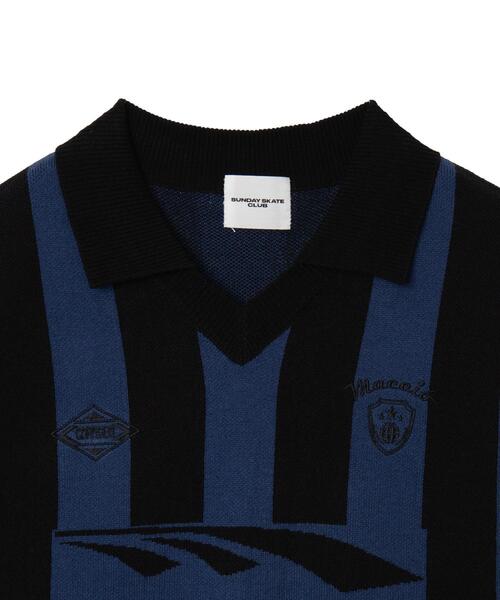 WEGO(ウィゴー)の「WEGO/ゲームロゴニットプルオーバー(ニット/セーター・メンズ・ブラック/ブルー・MEDIUM/LARGE)」の20枚目の写真