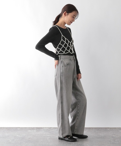 GLOBAL WORK（グローバルワーク）の「Beauteeラメクループルオーバー