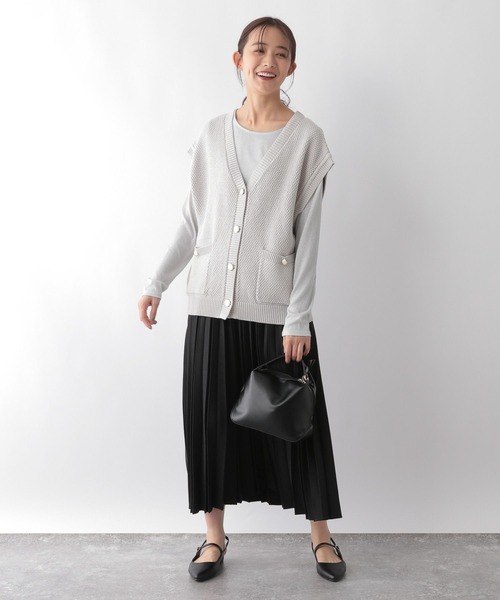 tシャツ ラメコーデュロイプルオーバー「手洗い可能」 レディース きらっとラメが大人の魅力 ラメクルーネックTシャツ（Tシャツ