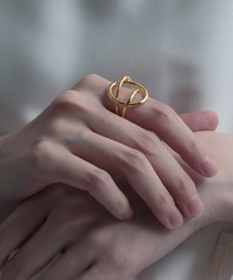 【YArKA/ヤーカ】torus overlapping rings [auas] / 重なる円環のリング