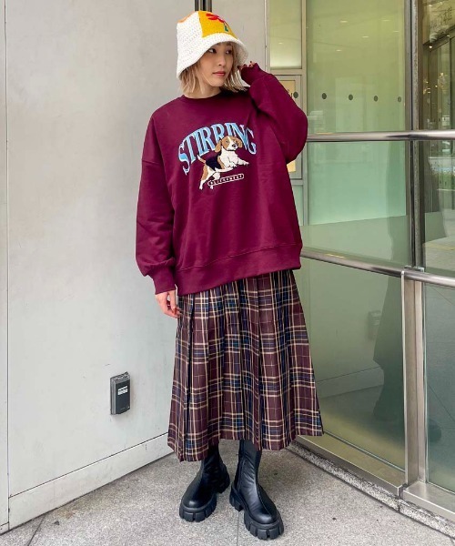 SPINNS（スピンズ）の「フラワーニットバケットハット（ハット・メンズ・オフホワイト/ブラック・ONESIZE）」の10枚目の写真