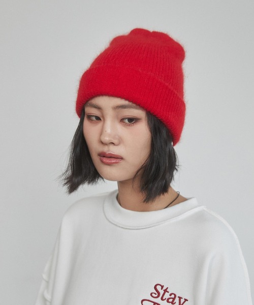 ENVYM（アンビー）の「フラッフィービーニー（ニットキャップ/ビーニー