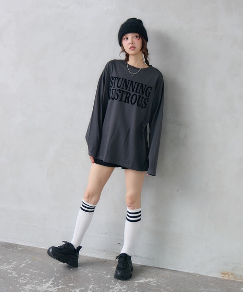 ENVYM（アンビー）の「フラッフィービーニー（ニットキャップ/ビーニー・レディース・レッド/ブラック・FREE）」の9枚目の写真