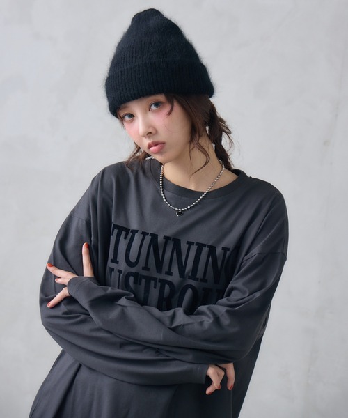 ENVYM（アンビー）の「フラッフィービーニー（ニットキャップ/ビーニー・レディース・レッド/ブラック・FREE）」の15枚目の写真