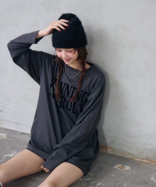 ENVYM（アンビー）の「フラッフィービーニー（ニットキャップ/ビーニー・レディース・レッド/ブラック・FREE）」の14枚目の写真