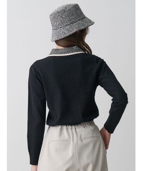 TONAL（トーナル）の「スカーフタイJQニット（ニット/セーター）」 - WEAR