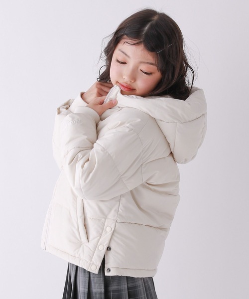 10C REPIPI（ジューシーレピピ）の「【10C REPIPI】エアサーマルフードジャケット（ブルゾン・キッズ・サックスブルー/ブラック/アイボリー・110cm/130cm/120cm）」の6枚目の写真