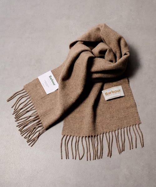 Barbour(バブアー)の「【Barbour】限定展開カラーあり!barbour plain lambswool scarf 195cm*25cm/USC0008/LSC0133(マフラー・メンズ・グリーン/グリーン系その他2/チャコールグレー/ライトブラウン/ブラック/ライトグレー/オレンジ/クリーム/オートミール/ネイビー/ブルー/ワイン/ライトピンク/ライトグレー系2/レッド・FREE)」の7枚目の写真