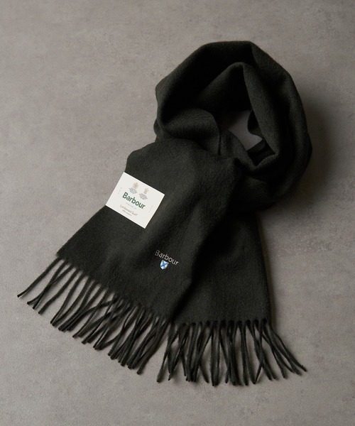 Barbour(バブアー)の「【Barbour】限定展開カラーあり!barbour plain lambswool scarf 195cm*25cm/USC0008/LSC0133(マフラー・メンズ・グリーン/グリーン系その他2/チャコールグレー/ライトブラウン/ブラック/ライトグレー/オレンジ/クリーム/オートミール/ネイビー/ブルー/ワイン/ライトピンク/ライトグレー系2/レッド・FREE)」の8枚目の写真