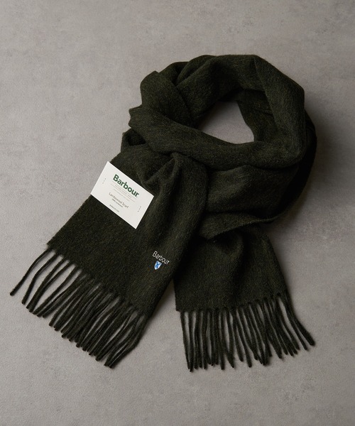 Barbour(バブアー)の「【Barbour】限定展開カラーあり!barbour plain lambswool scarf 195cm*25cm/USC0008/LSC0133(マフラー・メンズ・グリーン/グリーン系その他2/チャコールグレー/ライトブラウン/ブラック/ライトグレー/オレンジ/クリーム/オートミール/ネイビー/ブルー/ワイン/ライトピンク/ライトグレー系2/レッド・FREE)」の9枚目の写真