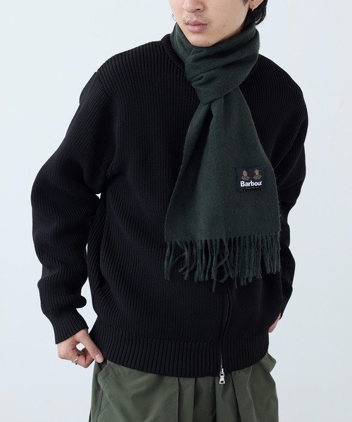 Barbour(バブアー)の「【Barbour】限定展開カラーあり!barbour plain lambswool scarf 195cm*25cm/USC0008/LSC0133(マフラー・メンズ・グリーン/グリーン系その他2/チャコールグレー/ライトブラウン/ブラック/ライトグレー/オレンジ/クリーム/オートミール/ネイビー/ブルー/ワイン/ライトピンク/ライトグレー系2/レッド・FREE)」の19枚目の写真