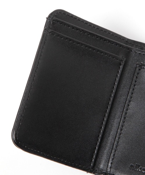 niko and...(ニコアンド)の「オリジナルリボン付き三つ折り財布(財布・レディース・ブラック/パープル/レッド・0)」の4枚目の写真
