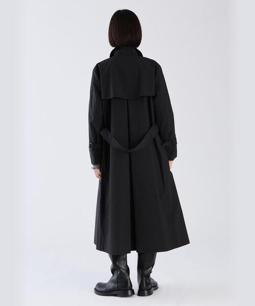 To b. by agnes b.（トゥービーバイアニエスベー）の「WW45 MANTEAU ライトウールロングコート（その他アウター・レディース・ブラック・36/40/38）」の5枚目の写真