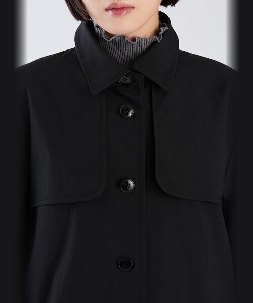 To b. by agnes b.（トゥービーバイアニエスベー）の「WW45 MANTEAU ライトウールロングコート（その他アウター・レディース・ブラック・36/40/38）」の6枚目の写真