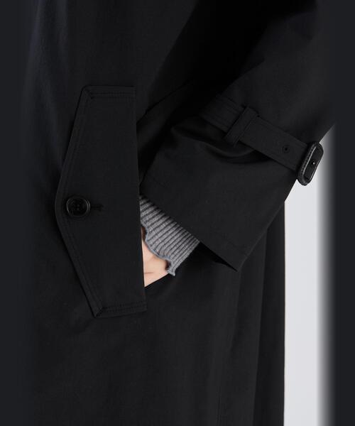 To b. by agnes b.（トゥービーバイアニエスベー）の「WW45 MANTEAU ライトウールロングコート（その他アウター・レディース・ブラック・36/40/38）」の7枚目の写真