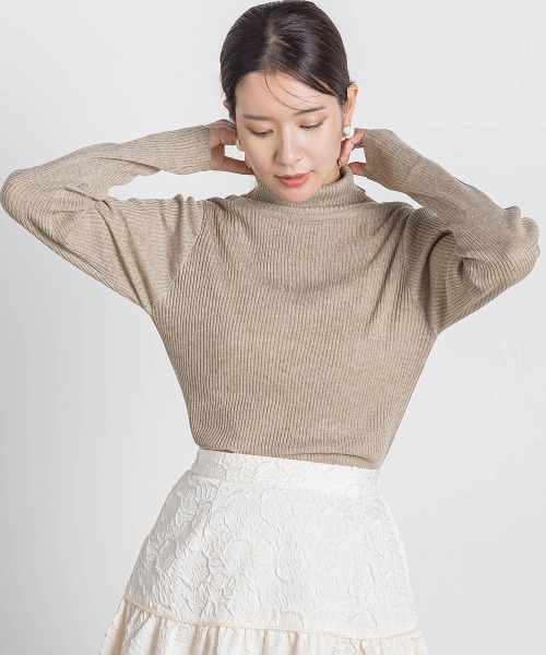 ラメタートルネック≪手洗い可能≫（ニット/セーター）｜VICKY（ビッキー）