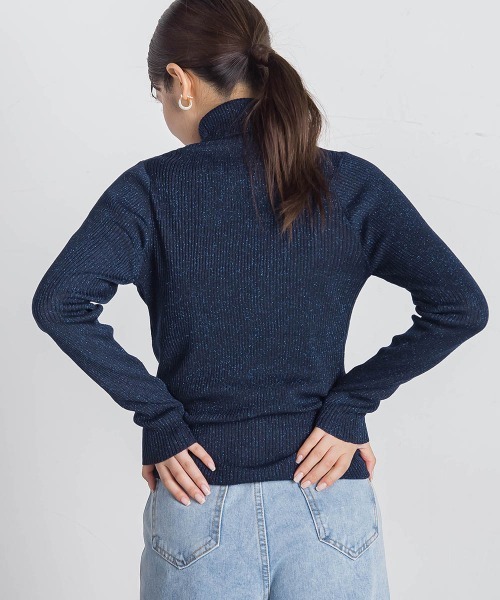 ラメタートルネック≪手洗い可能≫（ニット/セーター）｜VICKY（ビッキー）