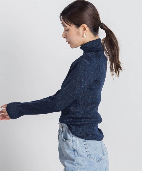 ラメタートルネック≪手洗い可能≫（ニット/セーター）｜VICKY（ビッキー）