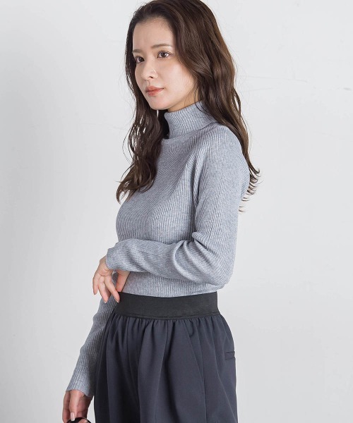 ラメタートルネック≪手洗い可能≫（ニット/セーター）｜VICKY（ビッキー）