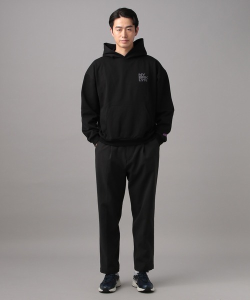 BAYFLOW（ベイフロー）の「URBANプリントスウェットフーディー（パーカー・メンズ・ブルー/アイボリー/ブラック・MEDIUM/LARGE）」の19枚目の写真