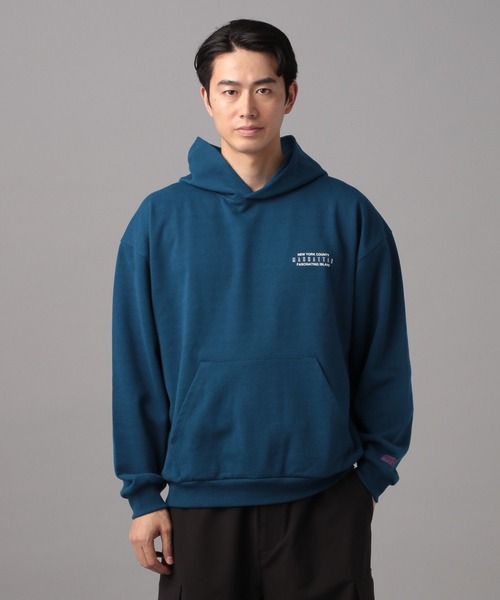 BAYFLOW（ベイフロー）の「URBANプリントスウェットフーディー（パーカー・メンズ・ブルー/アイボリー/ブラック・MEDIUM/LARGE）」の11枚目の写真