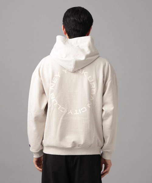 BAYFLOW（ベイフロー）の「URBANプリントスウェットフーディー（パーカー・メンズ・ブルー/アイボリー/ブラック・MEDIUM/LARGE）」の15枚目の写真