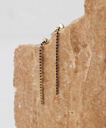 GALLARDAGALANTE | 2WAYラインストーンピアス(ピアス（両耳用）)