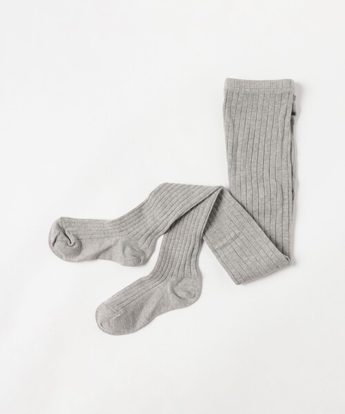 こども ビームス（コドモビームス）の「CONDOR / リブタイツ（3～10才）（タイツ/ストッキング・キッズ・グリーン系その他/グリーン系その他5/オフホワイト/チャコールグレー/ライトブラウン/ブラック系その他2/レッド系その他5/レッド系その他7/イエロー系その他5・8(7-8y)/10(9-10y)/4(3-4y)/6(5-6y)）」の10枚目の写真