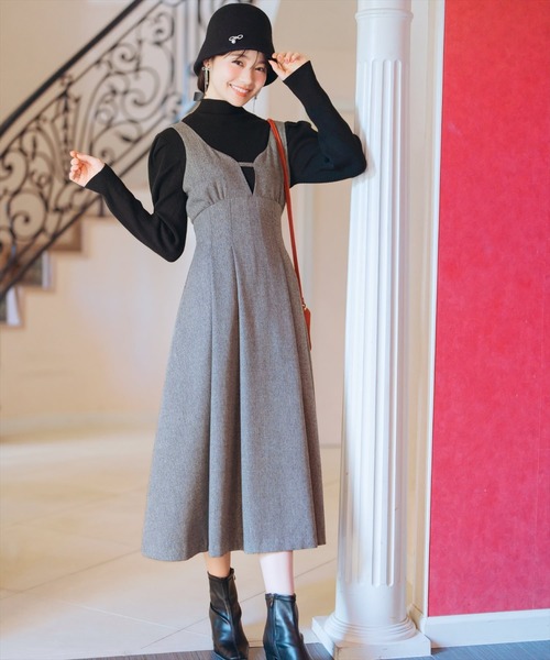 WILLSELECTION（ウィルセレクション）の「袖口パールボトルネックリブニット（ニット/セーター・レディース・ブラック/オフホワイト/ボルドー・FREE）」の22枚目の写真