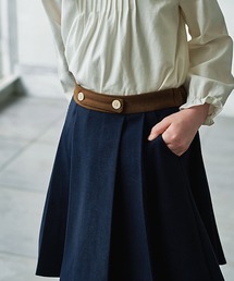 DRESCCO（ドレスコ）の「ネイビーバイカラープリーツスカート（スカート）」