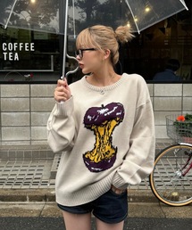 shesame | crush apple knit(ニット/セーター)