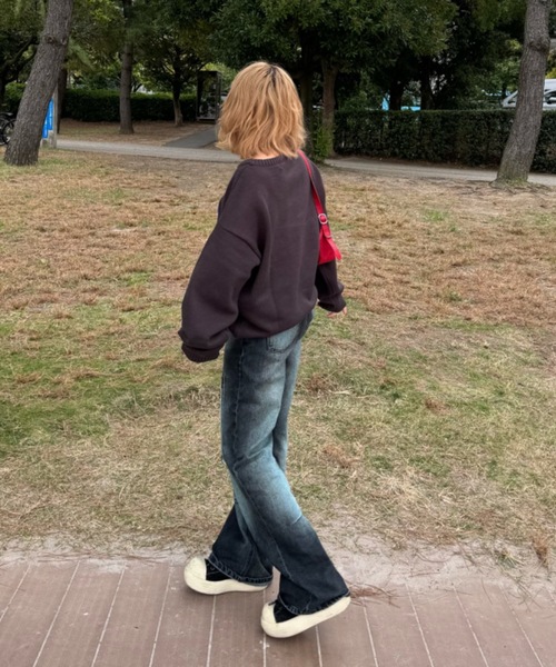 shesame（シーセム）の「crush apple knit（ニット/セーター・レディース・グレー/チャコール/グレイッシュベージュ・LARGE/MEDIUM）」の20枚目の写真