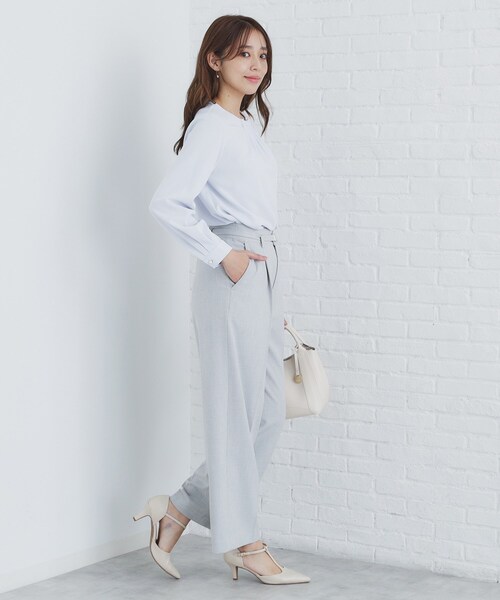 セール】タックパール調トップス【洗濯機洗い可】（Tシャツ/カットソー