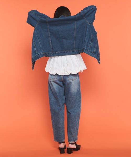 Shelly island（シェリーアイランド）の「カップ付ドッキングバルーンインナータンク（Tシャツ/カットソー・レディース・ブラック/ホワイト・FREE）」の20枚目の写真