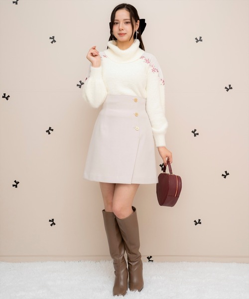 【セール】刺繍シャギーニットプルオーバー（ニット/セーター）｜WILLSELECTION（ウィルセレクション） pattayablatt.com