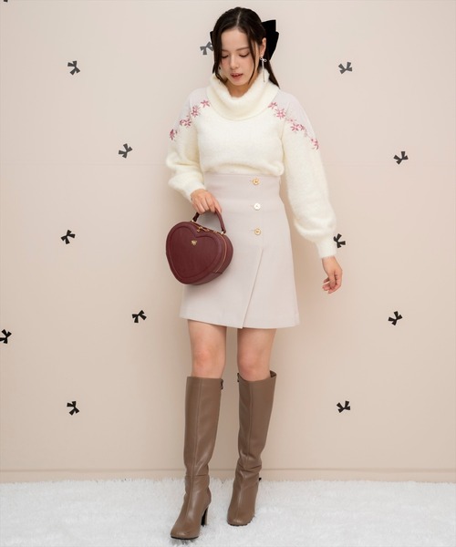 【セール】刺繍シャギーニットプルオーバー（ニット/セーター）｜WILLSELECTION（ウィルセレクション） pattayablatt.com