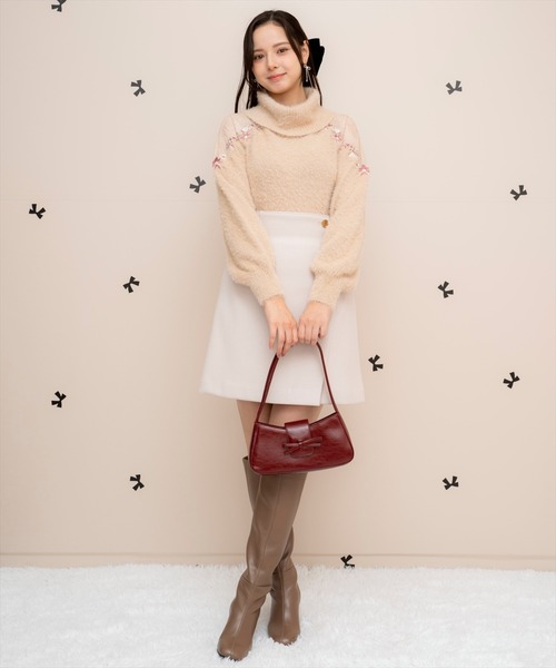 【セール】刺繍シャギーニットプルオーバー（ニット/セーター）｜WILLSELECTION（ウィルセレクション） pattayablatt.com