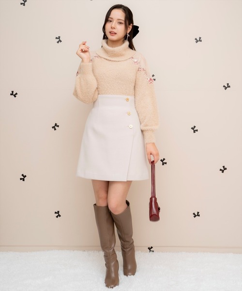 【セール】刺繍シャギーニットプルオーバー（ニット/セーター）｜WILLSELECTION（ウィルセレクション） pattayablatt.com