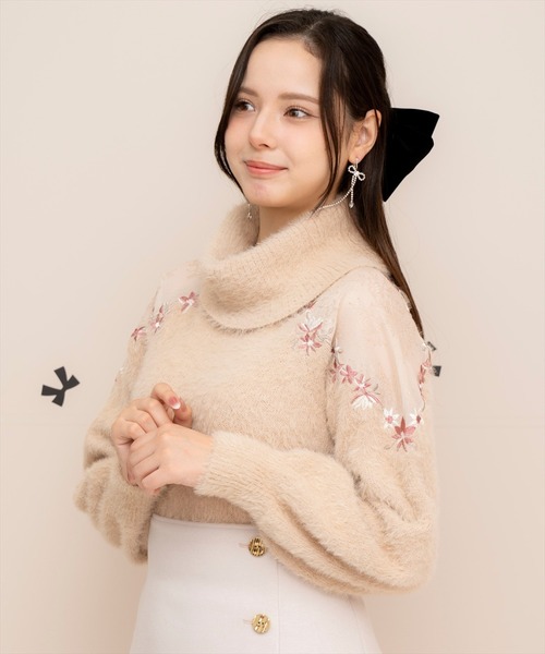 【セール】刺繍シャギーニットプルオーバー（ニット/セーター）｜WILLSELECTION（ウィルセレクション） pattayablatt.com