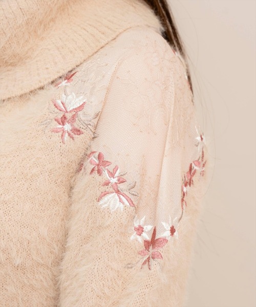 【セール】刺繍シャギーニットプルオーバー（ニット/セーター）｜WILLSELECTION（ウィルセレクション） pattayablatt.com