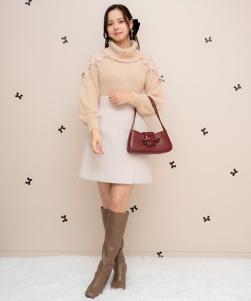 【セール】刺繍シャギーニットプルオーバー（ニット/セーター）｜WILLSELECTION（ウィルセレクション） pattayablatt.com